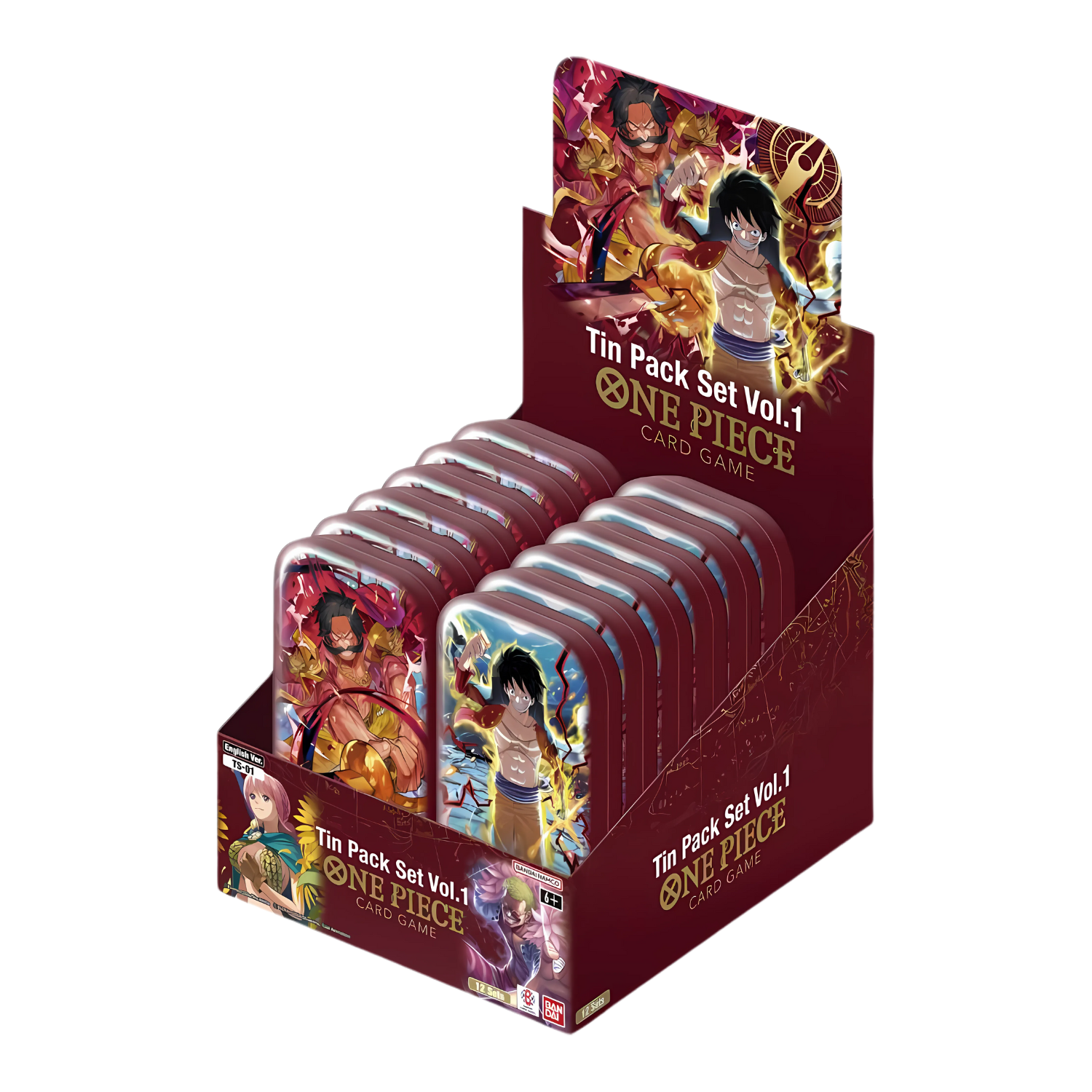 One Piece TCG - Case x12 Tin Pack Set TS-01 Vol.1 (EN)