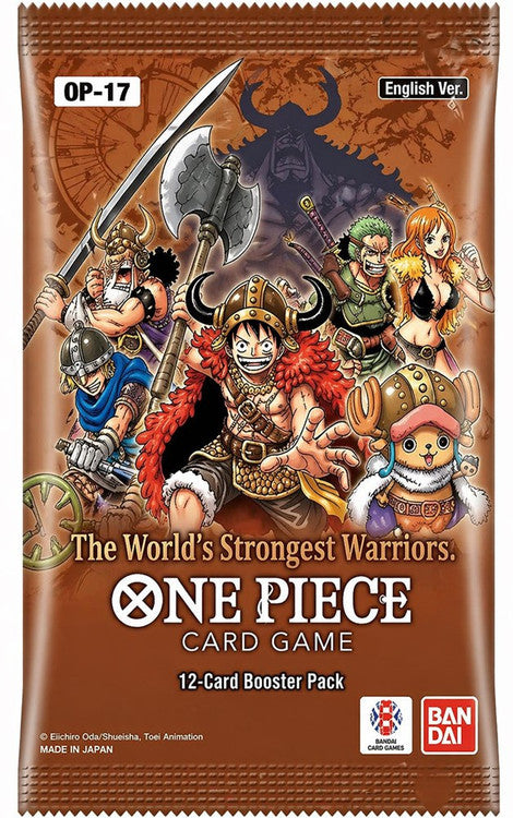 (Pre-Order) The World’s Strongest Warriors | OP-17 Booster Pack